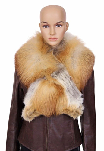 Women real fox fur stole - women’s,