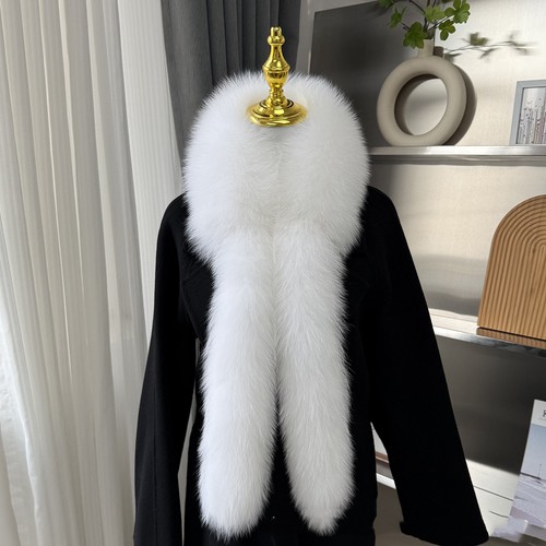 Women real fox fur scarf - fur,