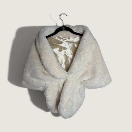 Ivory faux fur - faux, bridal