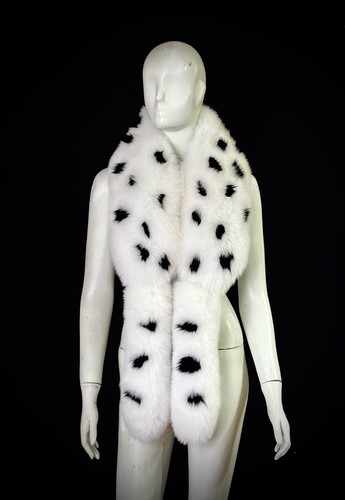 Snow white fox fur - fox,