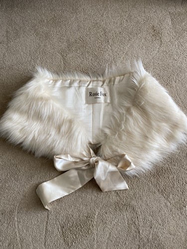 Rosie fox fake fur shawl - fox,