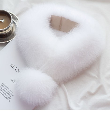Women warm real fox fur - women's,