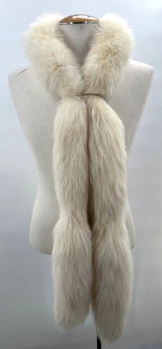 Vintage arctic fox - genuine, fur