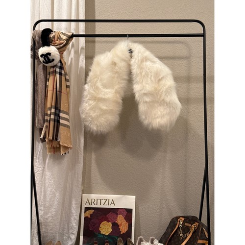 Ivory faux fur - faux, stole