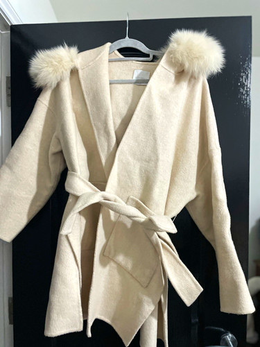 Cuppini ivory belted - l.cuppini, wrap