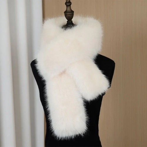 Long faux fur scarf 180cm - 180cm, soft